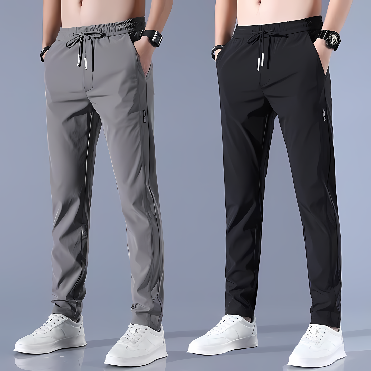BD NS Lycra Men's Track Pant- Pack of 2